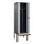 PBM-locker met bank,HxBxD 2120x600x815mm,2vak,vak B 300mm,draaigrendel