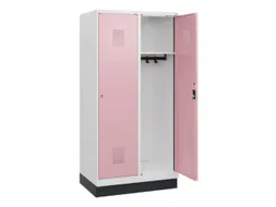 schoollocker,HxBxD 1630x800x500mm,2vak,vak B 400mm,cil.-slot,sokkel
