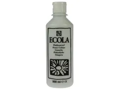 Plakkaatverf Ecola Flacon van 500 ml Wit