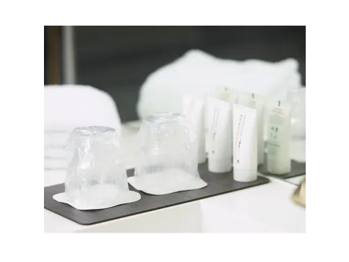 The Spa Collection Hard Plastic glas 200ml individueel verpakt 1050 st