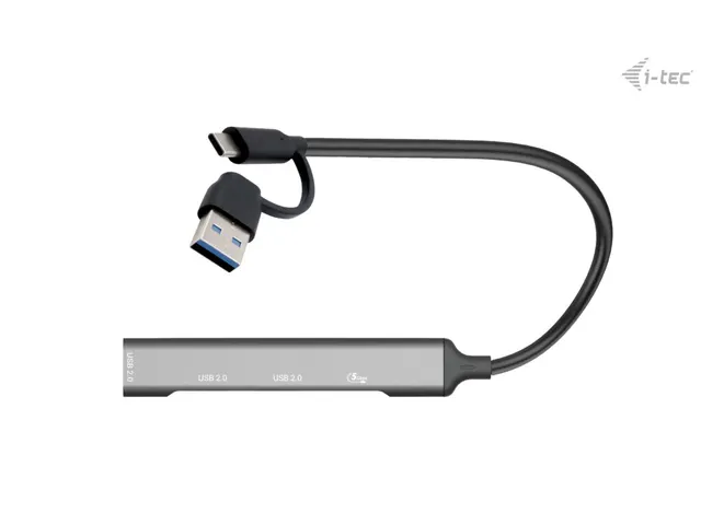 USB-C/USB-A Metal HUB 1x USB 3.0 + 3x USB 2.0