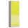 Lockerkast 1800x590x500mm 2x3 vakken cilinderslot, sokkel, RAL1018