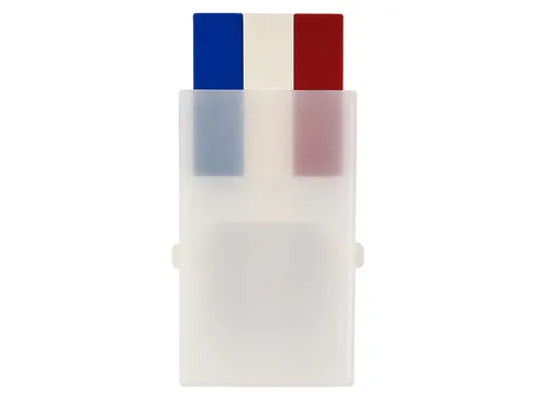 Schminkstick rood/ wit en blauw