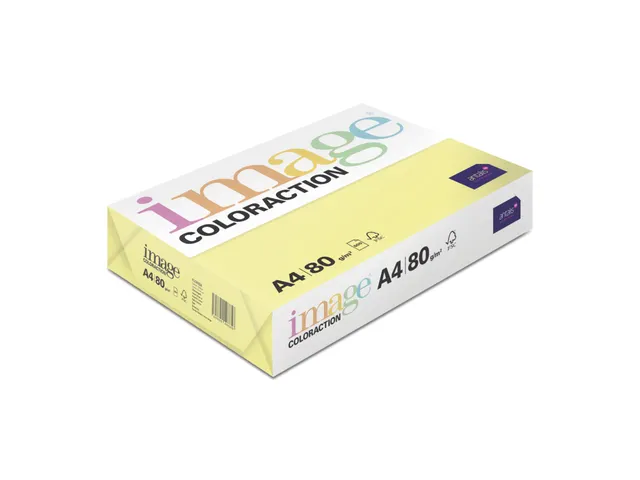 Papier copieur Chile Floriada jaune A4 80g 500 feuilles