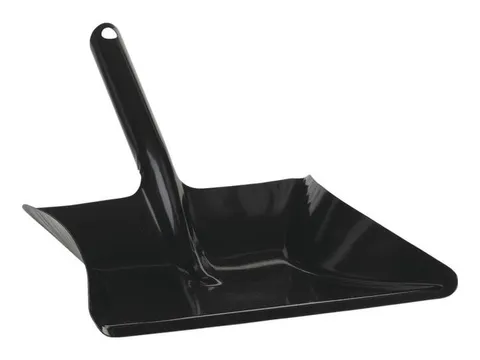 Stofblik Vikan ca. 24x38cm metaal Zwart