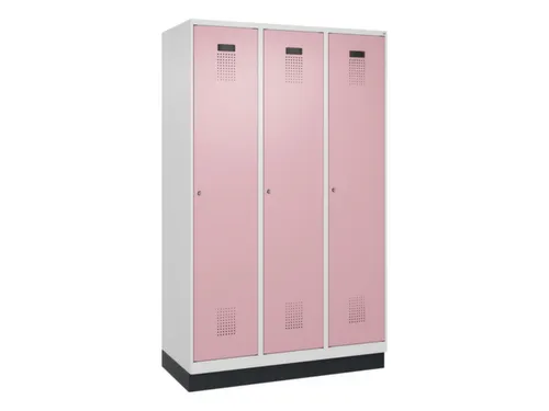 locker voor scheiding van kleding,HxBxD 1950x1200x500mm,3vak