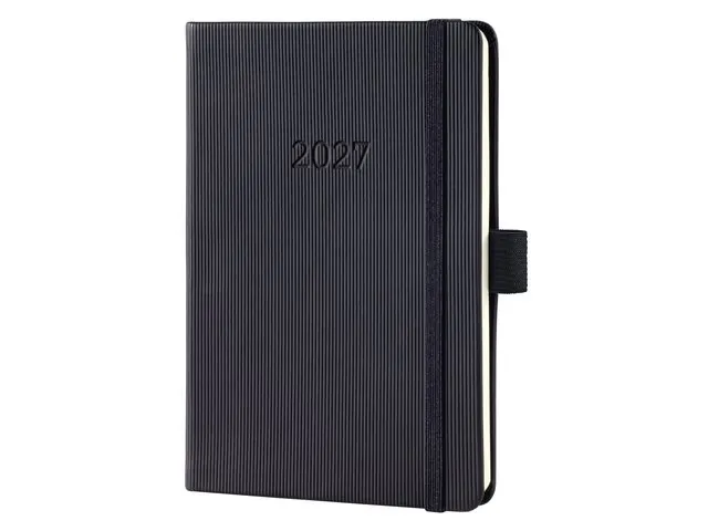 Weekagenda Conceptum A6 2027 (NL/FR/EN/DU) zwart Hardcover
