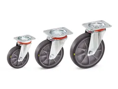 Zwenkwiel met rem 125 x 32 mm