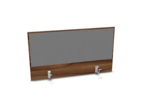 opzetpaneel bureau aanbouw achter NP-tiepolo nut BN8078-grijs 1000mm
