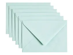 Envelop Papicolor C6 114x162mm Zeegroen Gegomd