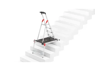 trapsokkel,zeefdrukplaat,bordes HxBxD 540-740x570x900mm - 6