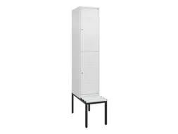 Dubbeldekse dekenkist,HxBxD 2120x400x815mm,1x2vak.,vak B 400mm