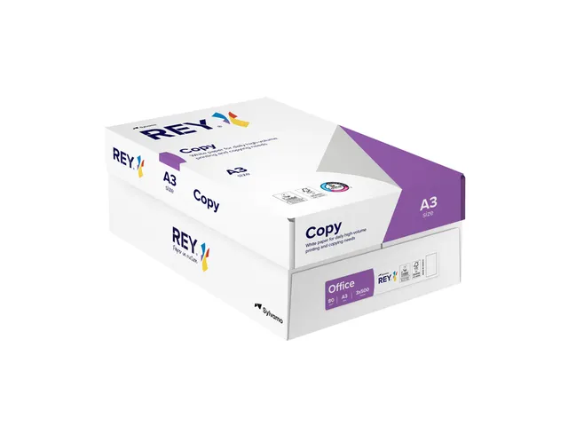 Kopieerpapier Rey Copy A3 80 Gram Wit