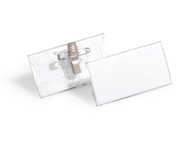 Badge Durable 8121 Met Combiklem 40X75Mm