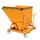 Kiepbak voor spaanders,HxLxB 1275x1345x1200mm,0,7m³,draagverm. 1000kg