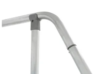 bordestrap,verrijdbaar,bordes H 0,75m,2x3treden m. R13-laag,aluminium - 7