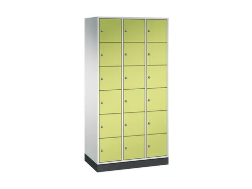 lockerkast,RAL 7035/RDS1108060,HxBxD 1950x920x500mm,3x6vakken