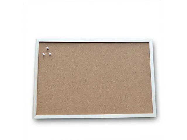 Prikbord kurk houten omlijsting 40x60cm incl. 5 pushpins