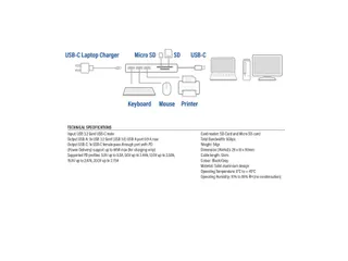 USB-C Hub 3.0 3x USB-A Cardreader PD - 16