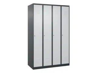 locker voor scheiding van kleding,HxBxD 1850x1200x500mm,4vak - 1