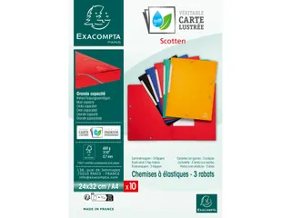 Elastomap glansk.600 Scotten 3klep ass. - 20