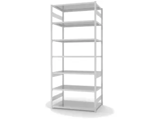 magazijnstelling,grondveld,HxBxD 3000x1360x835mm,vakl. 190kg - 2