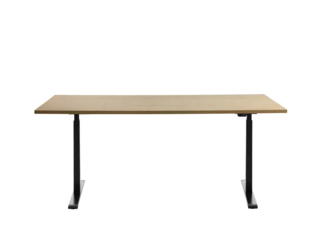 Elektrisch ihv bureau,HxBxD 700-1200x1800x800mm,blad esdoorn