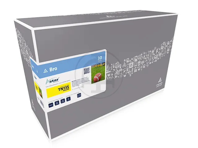 AS13135 Astar Brother TN135Y HL toner geel rebuilt 4000pag chip