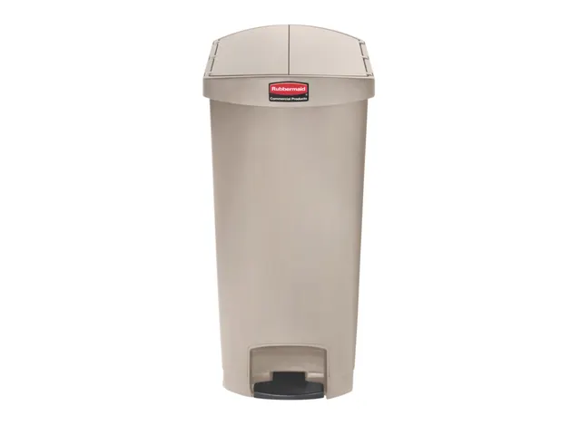 Slim Jim Step On Container End Step Kunststof 68 Liter Beige