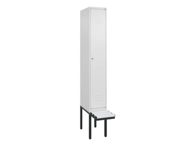 locker met bank,HxBxD 2120x300x815mm,1vak,vak B 300mm,cil.-slot