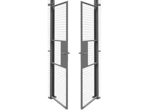 dubbele vleugeldeur,v. scheidingswandsysteem,HxB 2200x2000mm