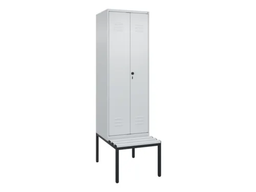locker voor scheiding van kleding,HxBxD 2120x600x815mm,2vak
