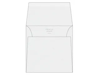 Vierkante envelop 170x170mm Strip Rives Tradition Extra Wit - 1