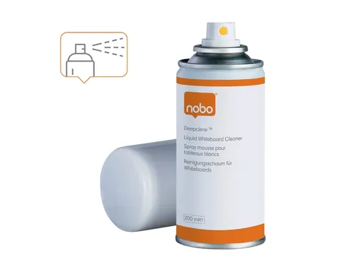 Nobo Deepclene Schuimende Whiteboard Reinigingsspray 200ml