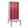 Z-garderobekast,HxBxD 2120x900x815mm,6vak,vak B 300mm,draaigrendel