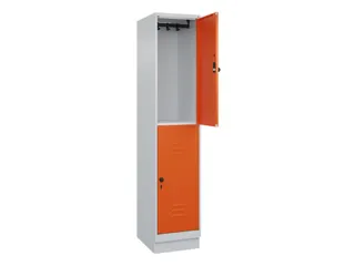 dubbeldekse locker,HxBxD 1950x400x500mm,1x2vak.,vak B 400mm - 2