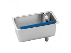 Stöckel IJslepelspoeler inbouw RVS met kraan en overloop