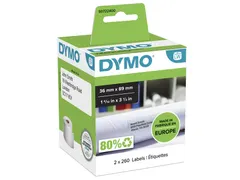 Etiket Dymo 99012 Labelprint Eurolabel 36x89mm S0722400