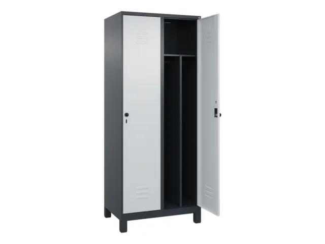 locker voor scheiding van kleding,HxBxD 1950x800x500mm,2vak