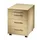 Mobiel Ladenblok 590x430x580mm Pennenlade 3laden Esdoorn Beugelgreep