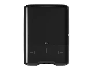 Tork 553008 H3 C-vouw en Z-vouw Handdoek Dispenser Elevation Zwart - 3