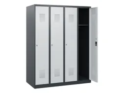 schoollocker,HxBxD 1530x1200x500mm,4vak,vak B 300mm,cil.-slot