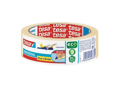 Afplaktape tesa Economy 30mmx25m geel