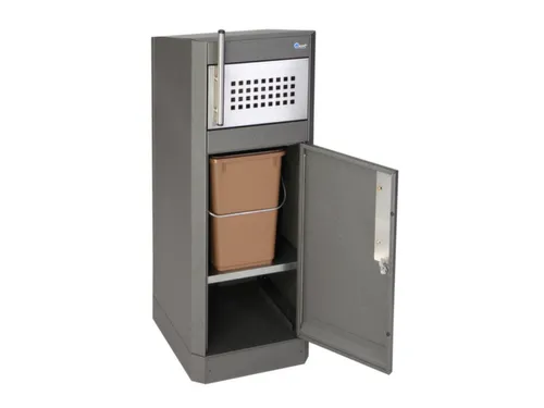 afvalbak,25l,HxBxD 835x315x336mm,brandbeveiligingsklasse A1