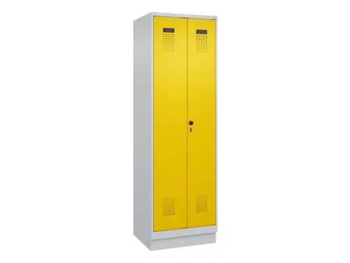 PBM-locker,HxBxD 1950x600x500mm,2vak,vak B 300mm,draaigrendel