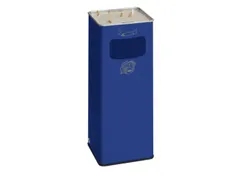 Combi-asbak Hxbxd 660X230X230Mm Vierkant Blauw