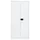 kantoorkast openslaande deuren 1950x914x400mm Stalen Grijs Verkeerswit