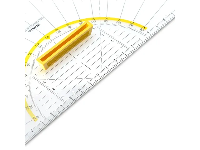 Geodriehoek Aristo 22 cm afneembare greep