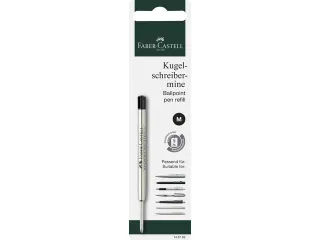 Vulling Faber-Castell Hexo balpen, M, Zwart op blisterkaart - 1