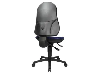 bureaustoel,synchroonmech.,zitting stof blauw,zitting H 420-550mm - 8